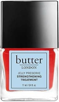 Butter London Jelly Preserve Strengthening Treatment - Strawberry Rhubarb for Women - 0.4 oz Nail Treatment