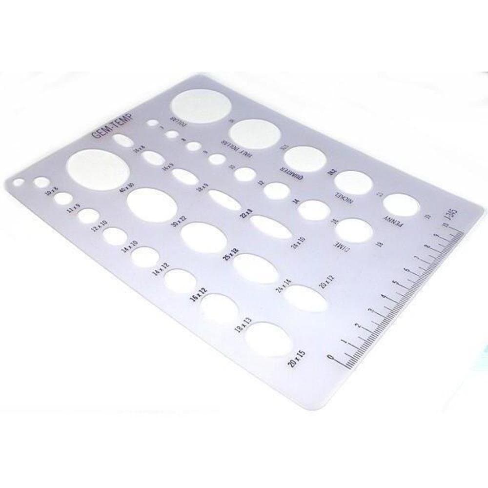 Opal Cutting Lapidary Template Cabochon Polishing Tool