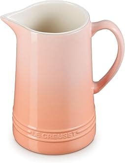 Stoneware Small Pitcher, 10 oz., Peche