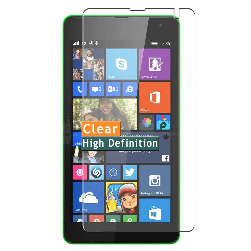 4-Pack Screen Protector, compatible with Microsoft Lumia 535 TPU Film Protectors Sticker [ Not Tempered Glass ]