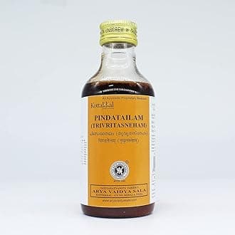 Pinda Tailam-200ML, (Pack Of 1), Of Arya Vaidya Sala Kottakkal and get Golden Oldie Herbs®, Sukanthi Pills-1gm