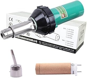 LESITE 110V 1600W CE Approved Hot Air Plastic Welding Gun Kit for PP/PE/PVC Welding (Kit B)