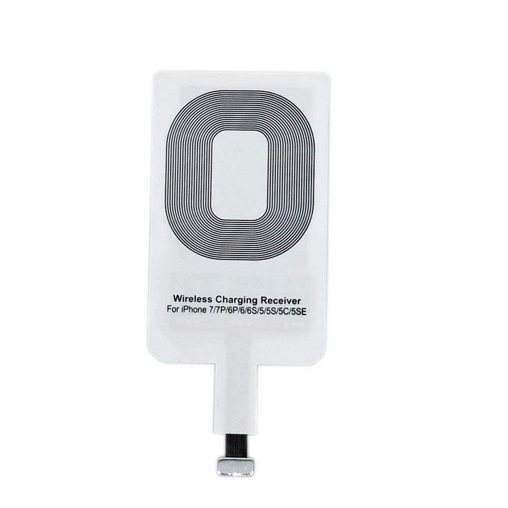 Qrity Qi Wireless Charging Receiver, Ultra-Thin & Smart Microchip for Qi Wireless Charging Pads - For i Phone 7/7 Plus, i Phone 6S/6/6 Plus, i Phone 5 /5s/5C IOS Receiver