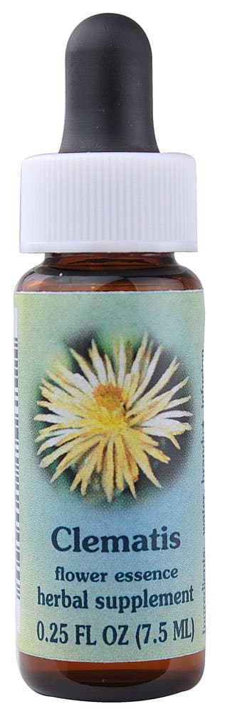 Flower Essence Services Supplement Dropper, Clematis, 0.25 Fluid Ounce