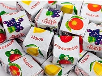 Fruit Caramels Retro Sweet Shop Jar by The Gourmet Sweet Company