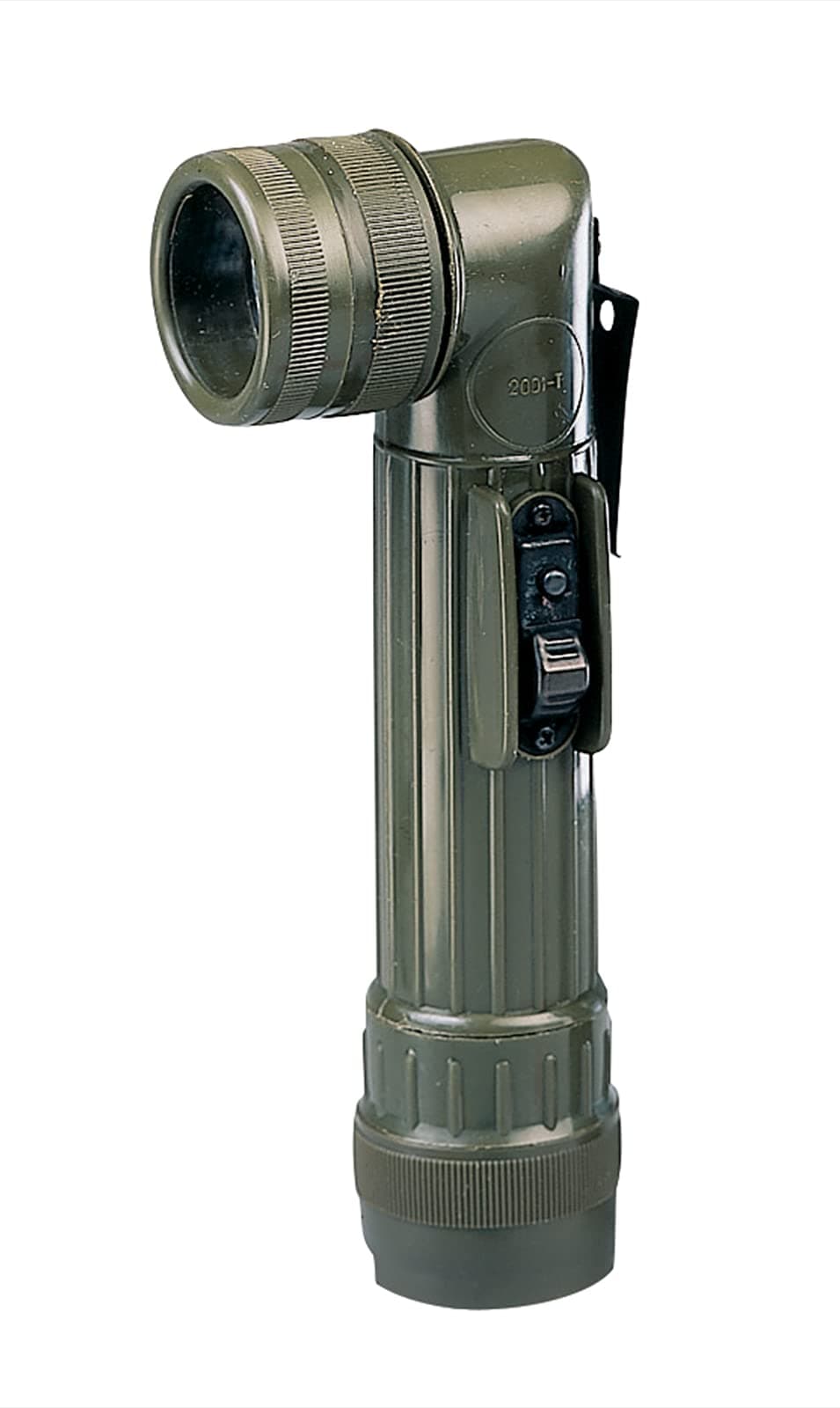 ROTHCO Army Style OD C-Cell Angle-Head Flashlight in Olive Drab