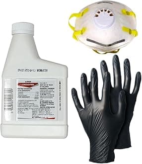 DIY Pest Control PPE Kit and Crossfire Concentrate for Bed Bugs, 13oz