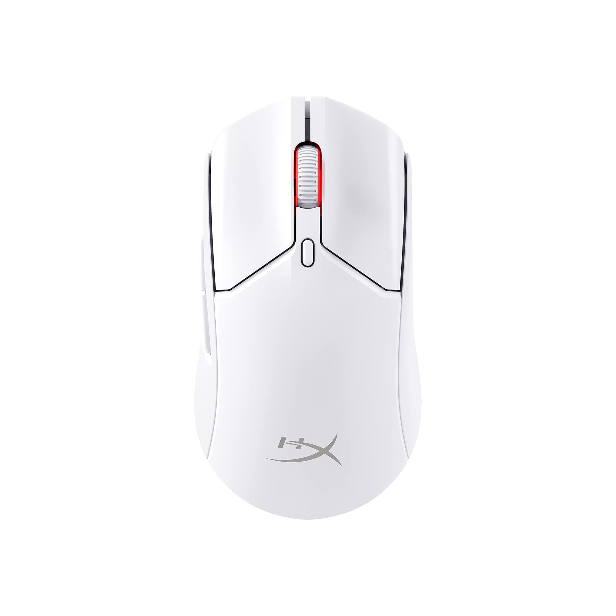 HyperX HyperX Pulsefire Haste 2 Wireless Gaming Mouse for Gamers – Ultra Lightweight 61g, High Precision, White, 2-Year Warranty 6N0A9AA