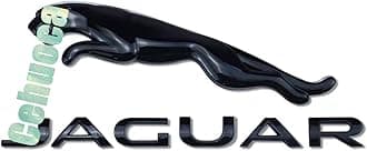 Compatible with Jagvar Rear Emblem Trunk Emblem Rear Letter Sticker Fender Decal for XE XF XJ F-Type F-PACE Accessories (Rear-Black)