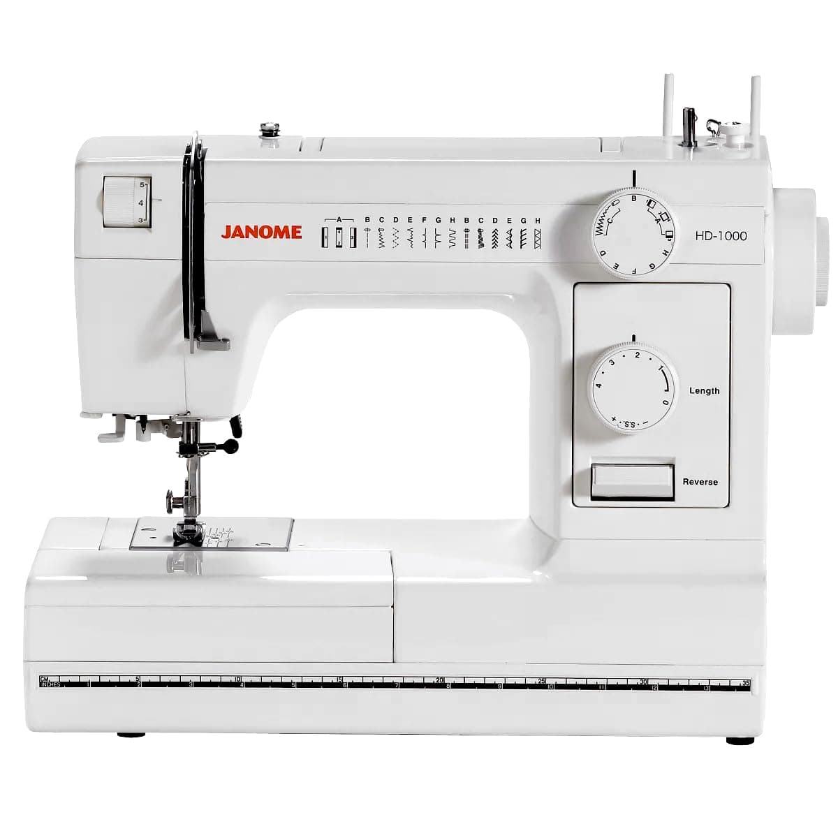 HD1000 Heavy-Duty Sewing Machine with 14 Built-In Stitches