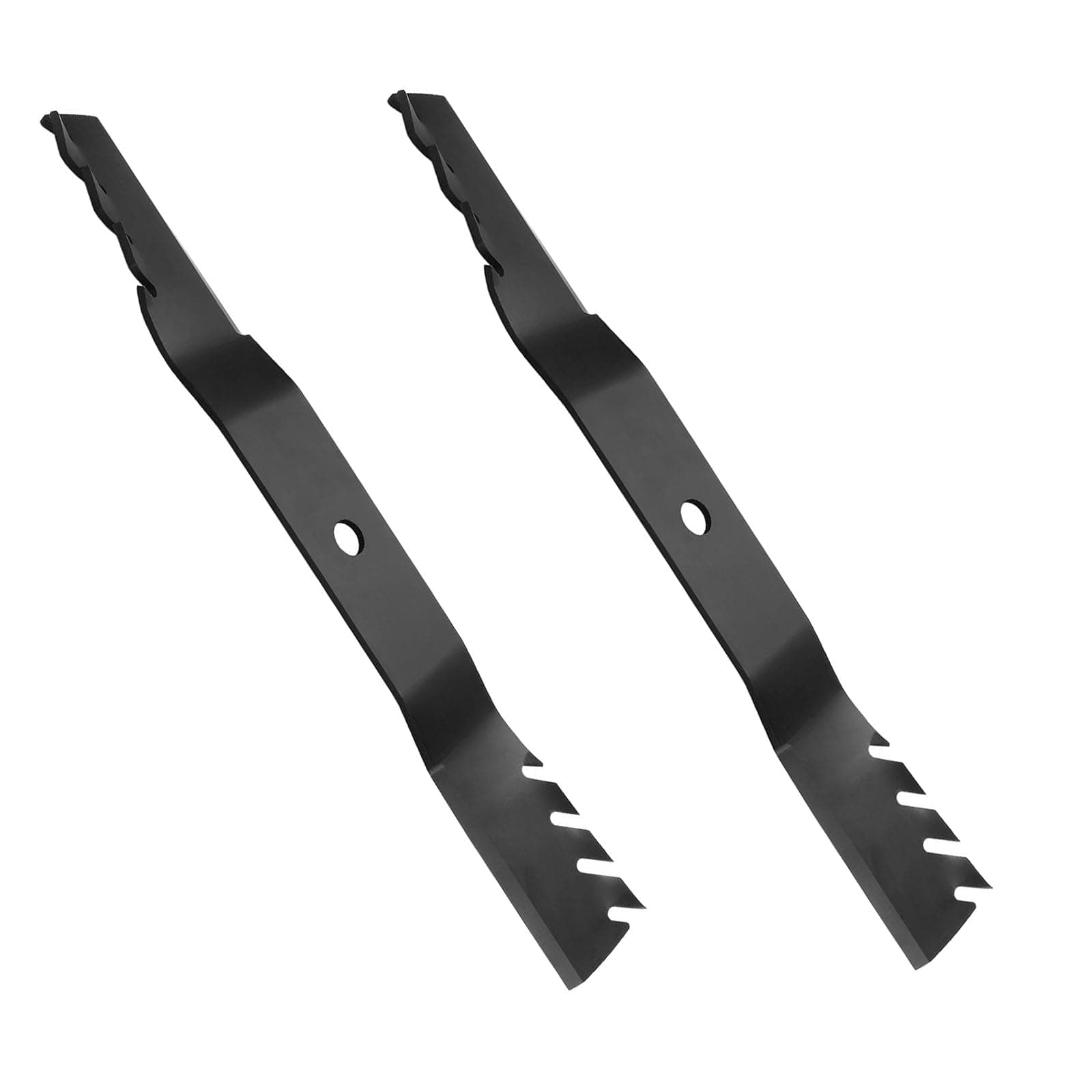 2 PCS Mulching Blades Replacement Fits for John Deere 42" Mower Z TRAK Mower Z335E Z335M Z345M Z345R X330 X350 X354 X370 X380#M170642