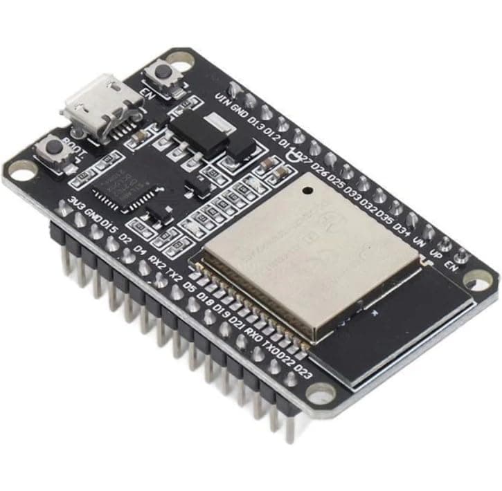 NodeMCU ESP32 Development Board with 30 Pin CP2102 USB-UART, WiFi, Bluetooth, and Dual-Core Power Microcontroller
