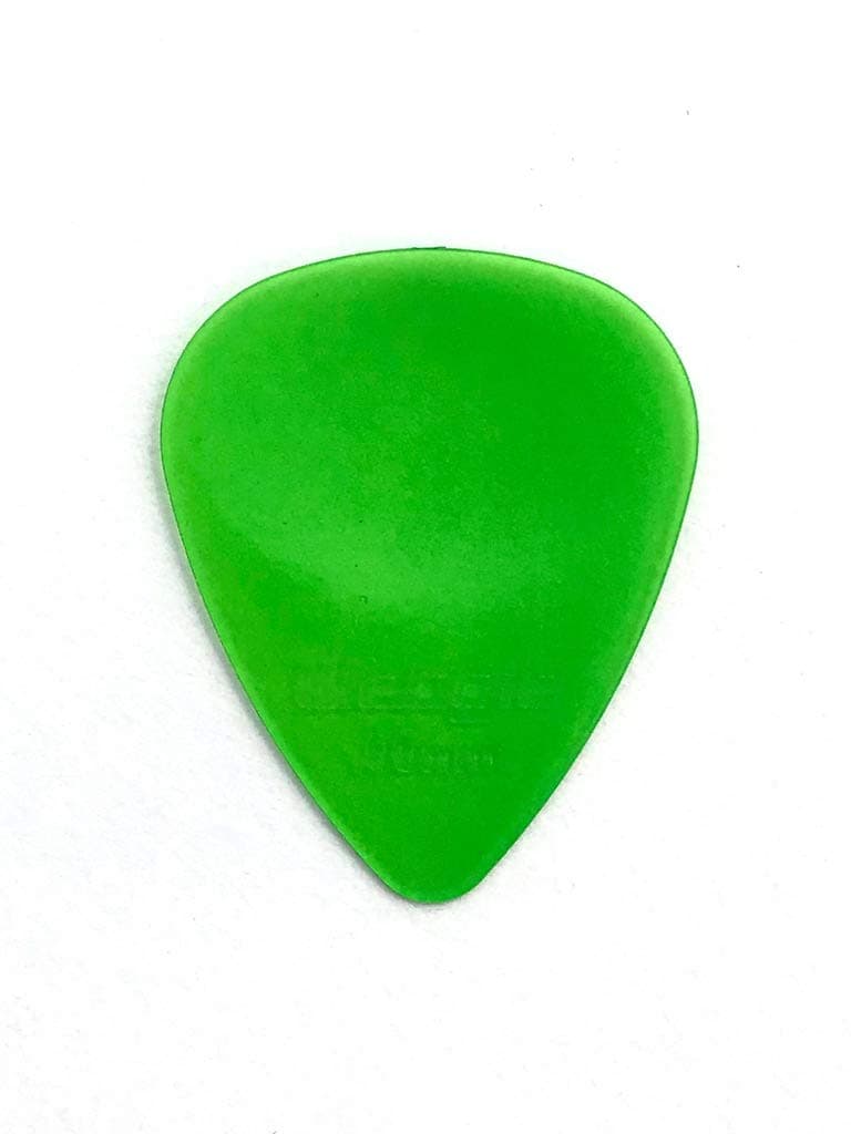 Wedgie WCPP60 0.60mm Wedgie Clear Pick, 12 Pack, Green