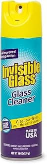 Invisible Glass 91160 Premium Aerosol Glass and Window Foaming Cleaner Spray – Cleans Glass, Windows, Mirrors, Shower Doors, and More – Streak-Free, Ammonia-Free, Tint-Safe – 19 oz