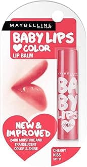 Maybelline Baby Lips Color SPF 11 Lip Balm 4g (Cherry Kiss)