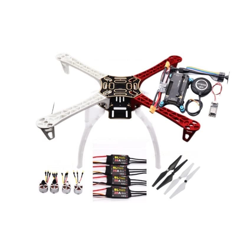 For APM2.8 flight controller Ardupilot +For M8N GPS built-in compass +gps stand+shock absorber for RC Quadcopter Multicopter Drone Parts (Color : Drone F450 Package D)
