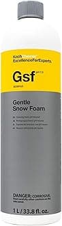 Koch Chemie - Gentle Snow Foam - pH Neutral Pre-Cleaning; Works With Foam Cannons & Sprayers; Manual Washing Shampoo; Safe on Existing Wax & Sealed Surfaces; Unique Cherry Fragrance (1 Liter)