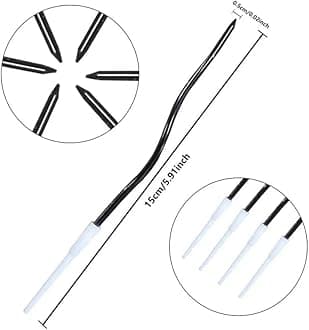 Decorative Birthday Candles for Celebrations, Anniversary, Wedding, Romantic Evening (BLACK)