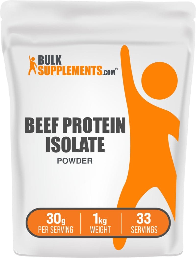 com Beef Protein Isolate Powder - Lactose Free Protein Powder, Beef Protein Powder - Unflavored & Gluten Free, 30g per Serving, 1kg (2.2 lbs) (Pack of 1)