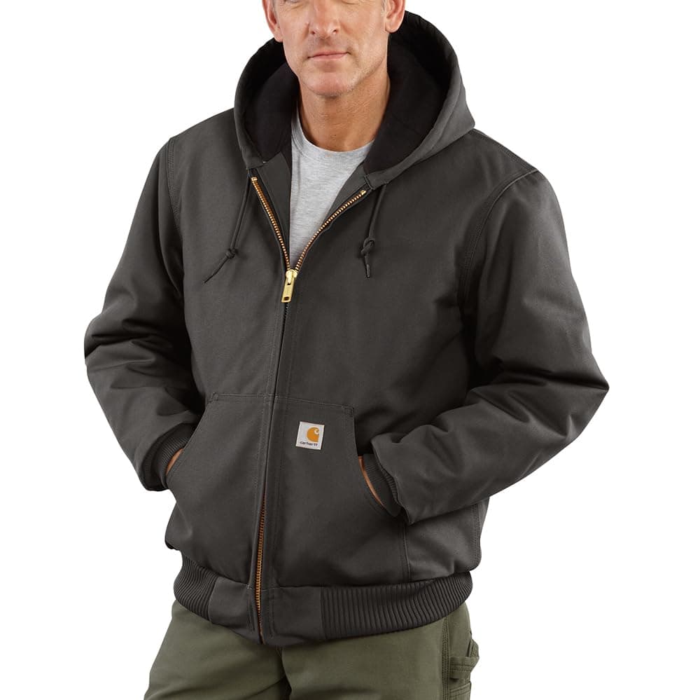 Carhartt Men's Quilted Flannel Lined Duck Active Jacket J140