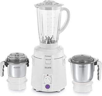 Supermix 900 Watts Mixer Grinder | 22000 Rotations Per Min | 90 Minutes Continuous Running | 3 Versatile Jars 1750 ml 1000 ml and 400 ml