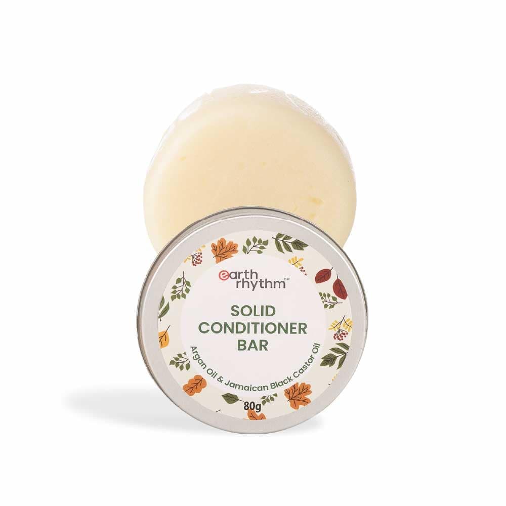 - Solid Conditioner Bar – Argan & Black Castor, Deep Conditioning + Frizz Control, No Parabens & Sulphates