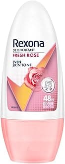 Fresh Rose Underarm Roll On Deodorant For Women, Antiperspirant With Glycerine, Removes Odour, Keeps Skin Fresh & Clean, Alcohol Free, 50 ml