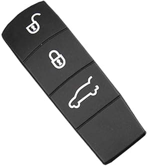 Remote Key Button Cover Compatible with Porsche, Jaronx Keyless Entry Key Fob Button Center Rubber Protectors Skin Jacket (Compatible with:Porsche Cayenne/Manca)