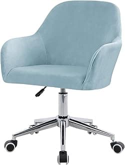 Velvet Office Chair Slipcover with Arms,Cover Chair for Vanity,Modern Office Computer Chair Protector,Stretch Wingback Dining Chair Cover Protector for Home Kitchen Living Room