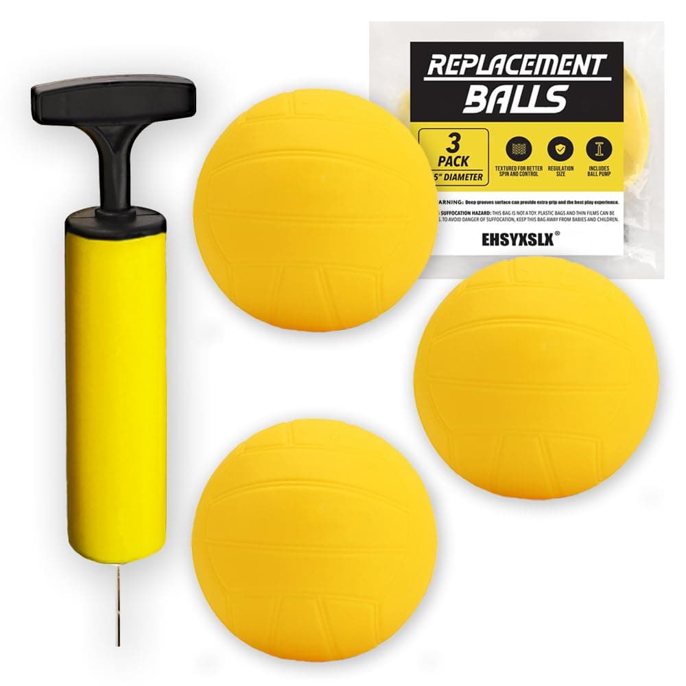 metaball Spike Replacement Game Balls 3-Pack with Pump Compatible with Spike Standard Game Set (Balls 3-Pack(3.5 inch) with Pump)