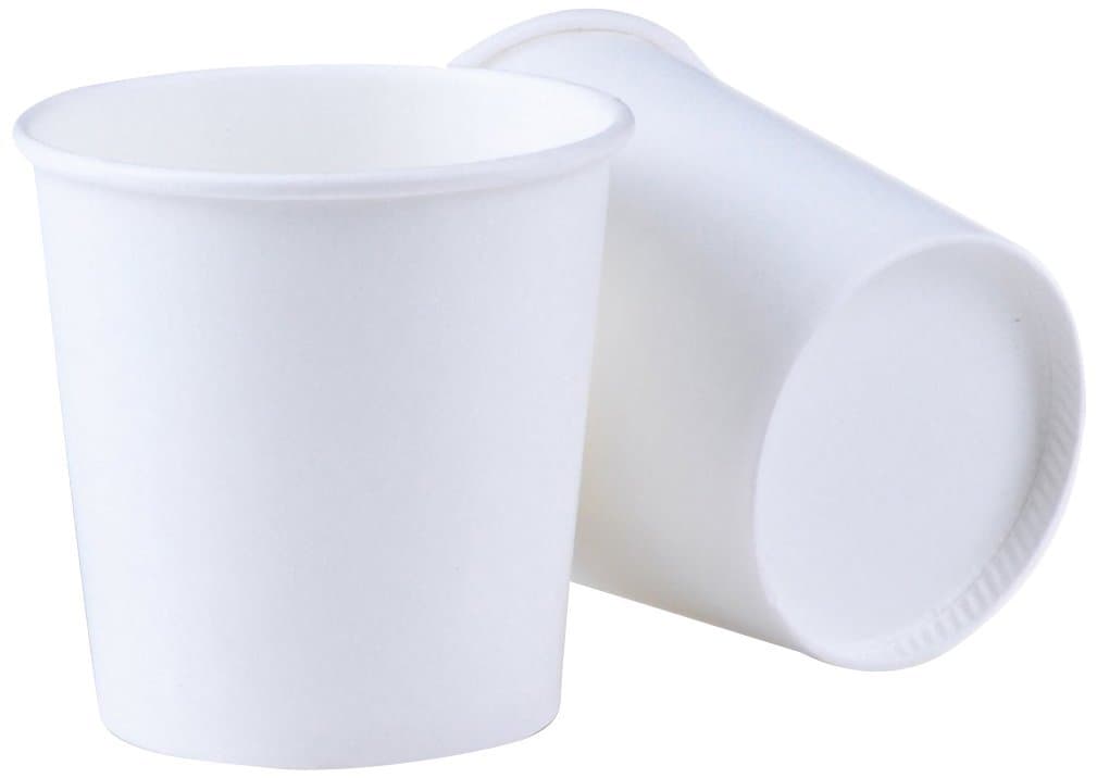Bathroom Cup 500 Pack 4 OZ Espresso Cups Luckypack Sampling Paper Coffee Cups For Hot and Cold Beverages Plain White Disposable Travel To Go Small Cups