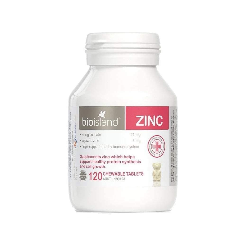 Bio Island Zinc 120 Chewable Tablets