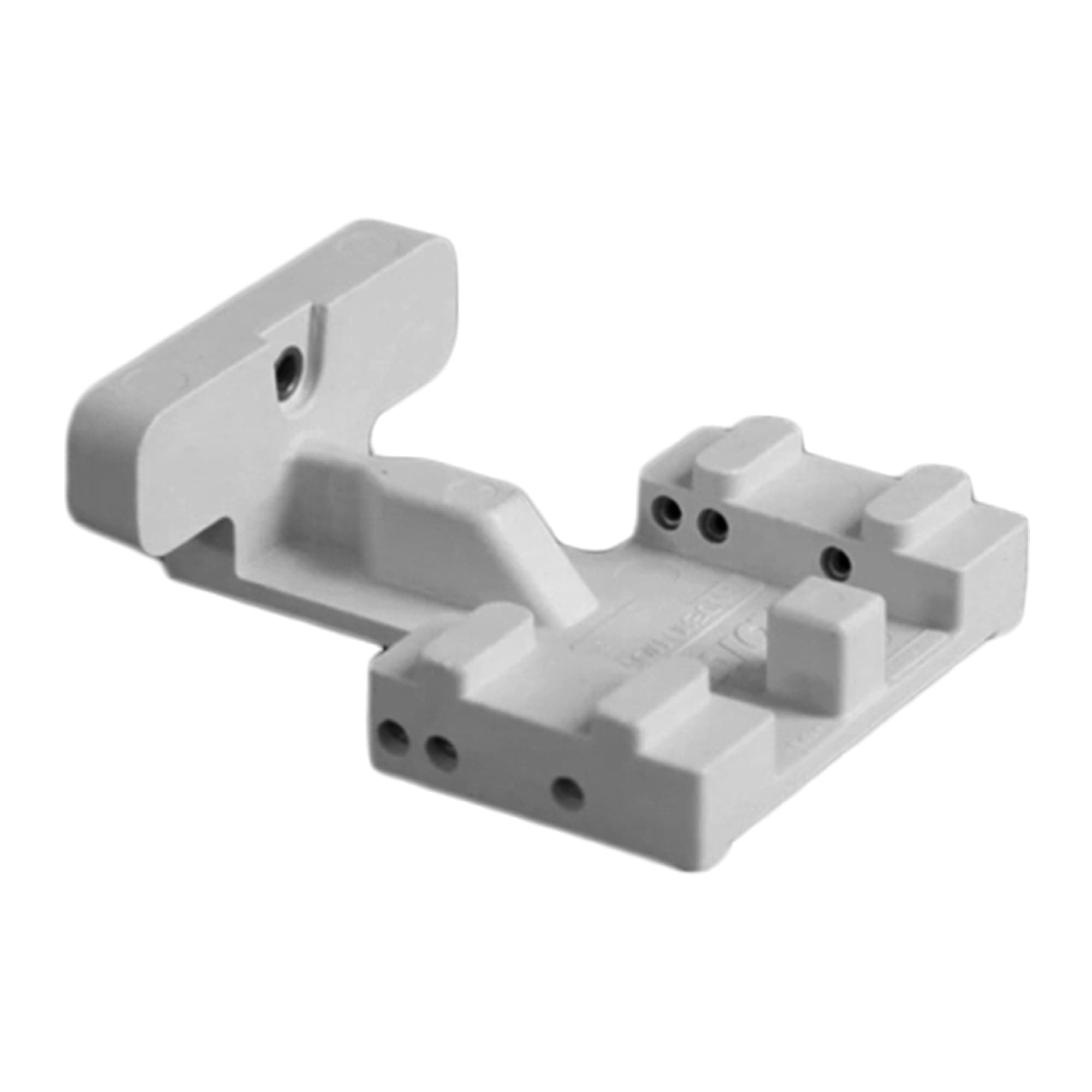 Concealed Runner Drilling Template (Jig), Assembly Aid for Drawer Preparation with Tandem Plus BLUMOTION Undermount Runners, Light Gray