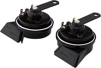 3FH 007 728-831 Trumpet Horn - TE16-12V - 110dB(A) - Frequency Range: 400/500Hz - Electric - Housing Colour: Black - Flat Plug-in Connector - Kit