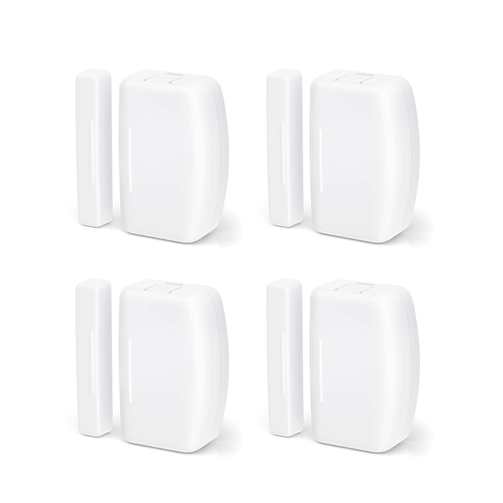 THIRDREALITY Zigbee Contact Sensor 4 Pack,Door and Window Monitor,Works with Home Assistant,SmartThings,Aeotec,Homey Bridge,Homey Pro,Hubitat or Echo Devices with Build-in Zigbee Hub,hub Required