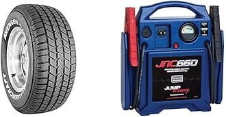 Mastercraft Avenger G/T Performance Radial Tire - 275/60R15 107T & Clore Automotive Jump-N-Carry JNC660 1700 Peak Amp 12 Volt Jump Starter, Blue