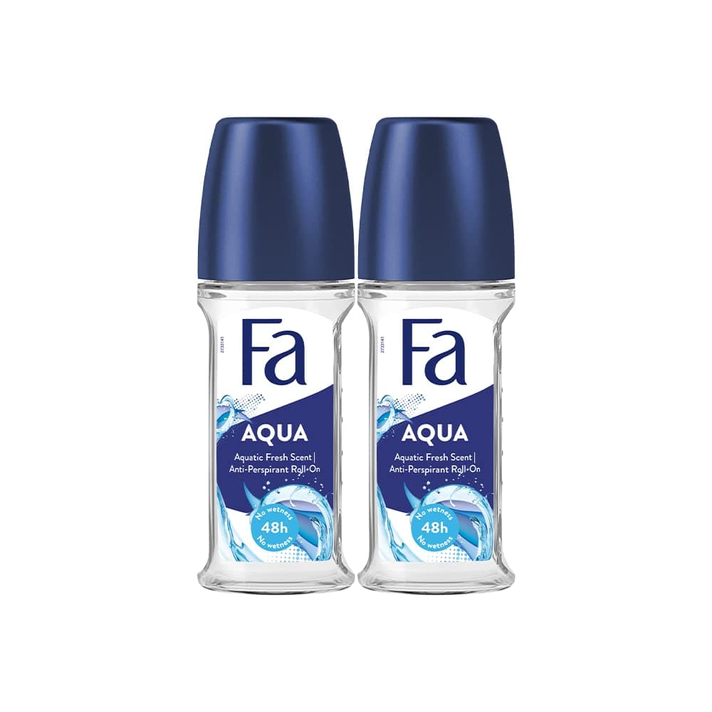 Fa Roll On Aqua 50ml, Pack of 2