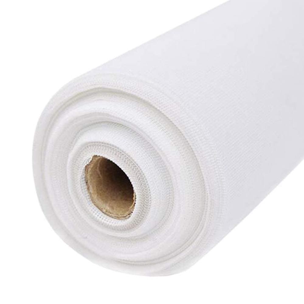 Loboo Idea Fiberglass Window Screen Mesh, Replaceable Window Screens Mesh/Fiberglass Screen Roll for Fiberglass Door, Window Screen and Courtyard Wall(150x500cm (59x196.85 Inches),White)