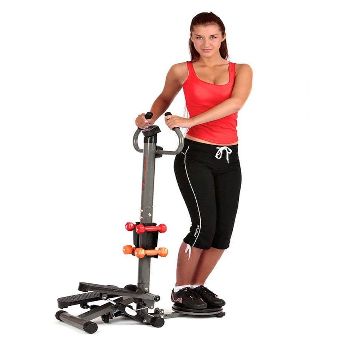 Multi Function Stepper with Twister and Dumbbells , Multicolour (EMFS-001)
