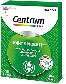 Joint & Mobility Capsule | Supplement | Undenatured Collagen Type II, Vitamin K2, Calcium for Joint support, Cartilage Support and Better Mobility | Joint Support Capsule - Pack of 10