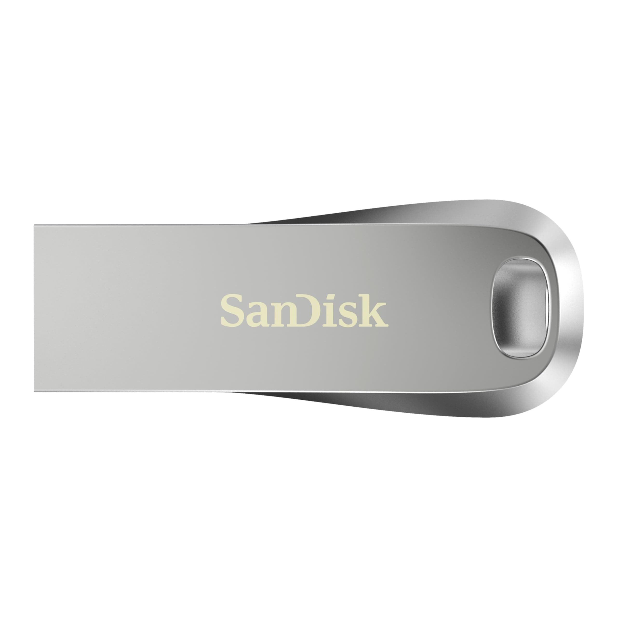 SANDISK Ultra Luxe USB Type-A Flash Drive 64GB (USB 3.2 Gen 1 + USB 3.0 capable up to 150MB/s read speeds, Password protection, Data recovery software, Metal Design)Silver