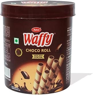 Dukes Waffy Chocolate flavoured Wafer roll Jar (250g)