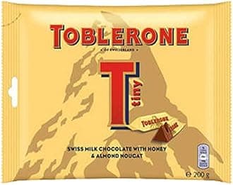 Toblerone Swiss Milk Chocolate with Honey & Almond Nougat 200 Grams