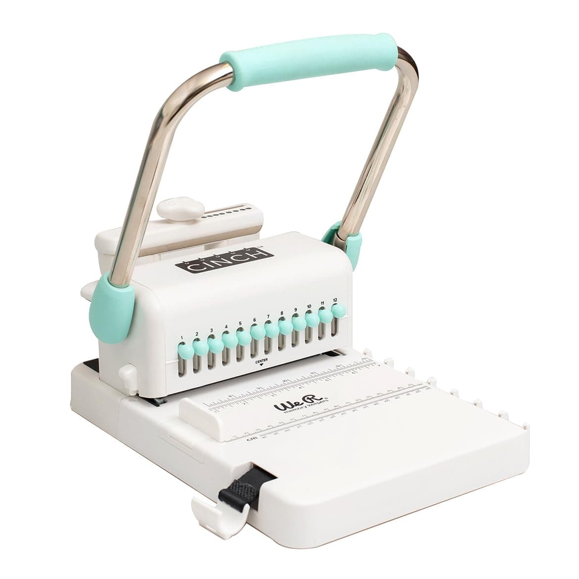 We R Memory Keepers Cinch Book Binding Machine Version 2, Mint, Easy to Use, Slide Ruler, Spiral Binding, Professional Books, Notebooks, Calendars