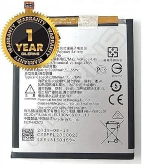 Original HE345 Battery for Nokia 6 2nd Generation 2018 / TA-1016 / TA-1045 / TA-1068 [3000mAh] Battery with 6 Month Warranty*****(G327)