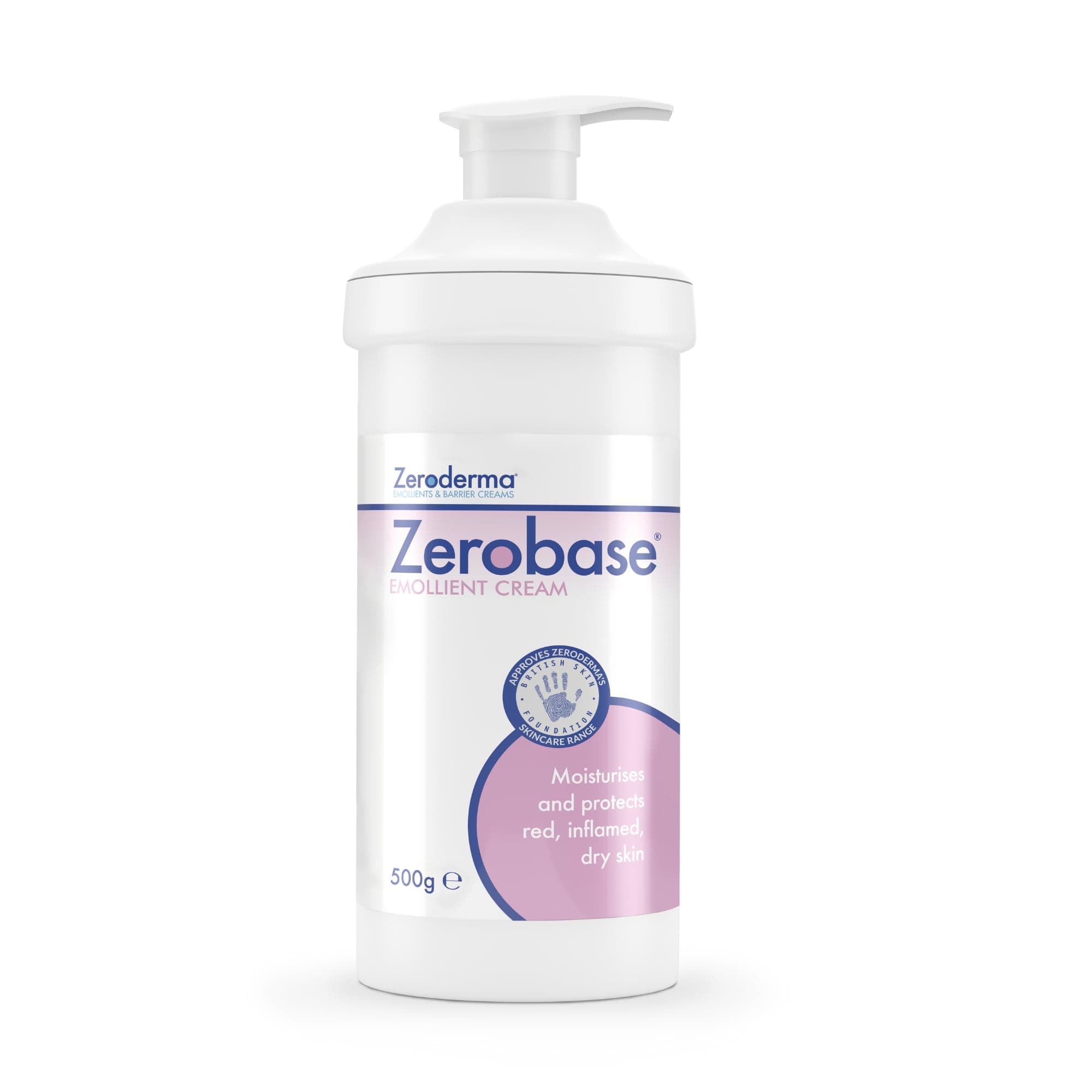 Zeroderma Zerobase Emollient Cream, 500 g