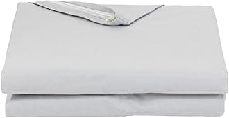 100% Cotton Zippered Futon Cover, Japanese Futon Mattress Cover, Shikibuton, Made in Japan (Twin XL, Gray)