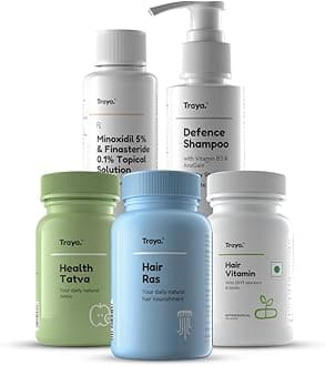 Traya Hair Regrowth Advanced Kit for Men | Stage 2, 3 4 and 5 of Hair Loss
