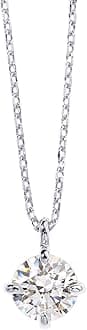 PAVOI 14K Gold Plated 925 Sterling Silver CZ Diamond Pendant Necklace for Women | Adjustable Slider