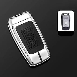 Car Key Fob Cover for Rolls Royce Phantom Cullinan Ghost Wraith Dawn, Key Protection Bag Car Keys Safety Protector Stylish Protection for Key Fobs Practical Accessories, Automobile Key Fob Cover